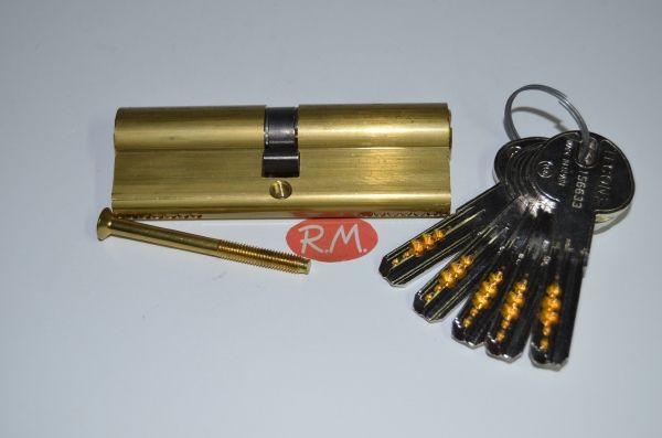 Cilindro Tecon seguridad R15 latón 40 x 50 mm
