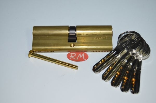 Cilindro Tecon seguridad R15 latón 50 x 50 mm