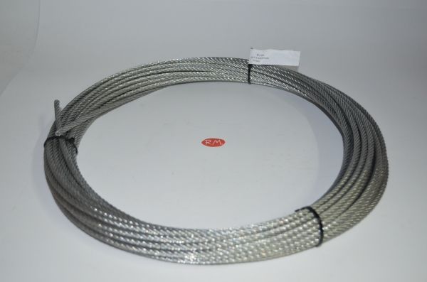 Cable acero galvanizado 6*7+1 5mm 15 metros