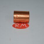 Manguito pasante de cobre soldar H-H Ø 15 mm sin tope