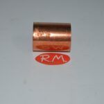Manguito pasante de cobre soldar H-H Ø 18 mm sin tope