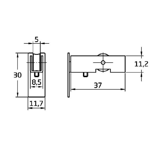 Rodamiento ventana COR23 40x11mm
