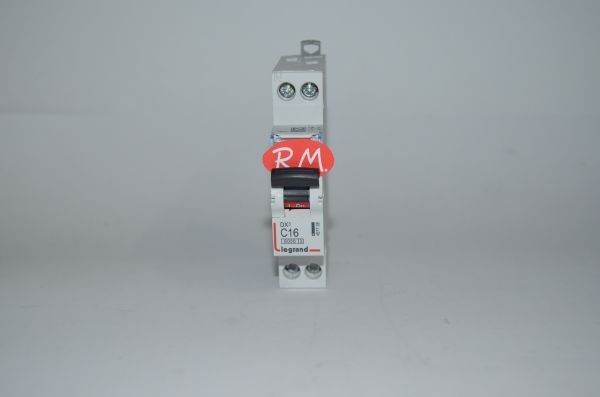 Interruptor magnetotérmico Legrand 1P+N 16A curva C