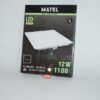Downlight led empotrar cuadrado blanco 12W 4000K
