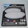 Pack 2 Downlight led empotrar redondo blanco 18W 6400K