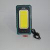 Linterna led solar recargable con imán y gancho powerbank 10w