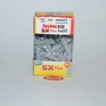 Tacos + tornillos Fischer de pared SX Plus 5 caja 40 unidades
