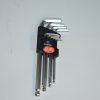 Juego 9 llaves allen larga de 1.5 a 10 mm