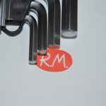 Juego 9 llaves allen larga de 1.5 a 10 mm