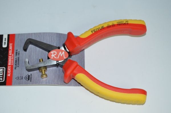 Alicate mango aislado 1000v pelacables 160 mm