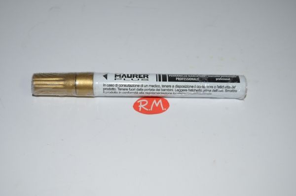 Rotulador marcador permanente Oro
