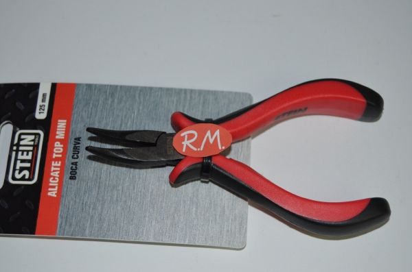 Alicate corte lateral boca cigüeña curva 125 mm