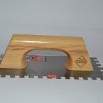 Llana rectangular dentada acero 280 x 110 mm Rubí 65985