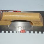 Llana rectangular dentada acero 280 x 110 mm Rubí 65985