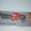 Juego 9 llaves Torx inviolable T10 a T50