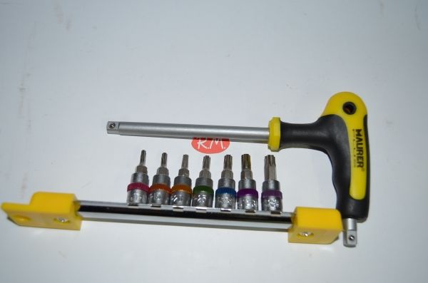 Juego 7 puntas Torx inviolable T10 a T40