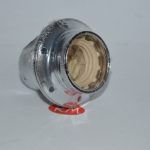 Portalámparas E-27 roscado plata con arandela