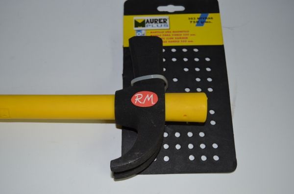 Martillo orejas 750 gr. mango fibra 16 mm