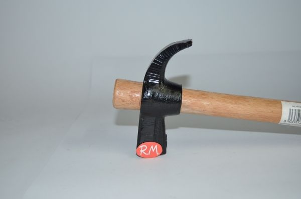 Martillo orejas 400 gr. mango madera