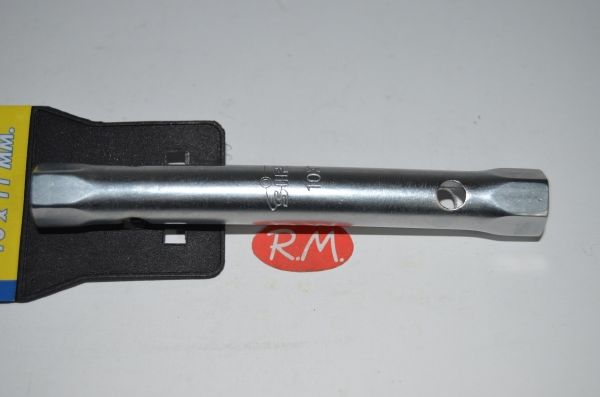 Llave tubo hueca cromada 10 - 11