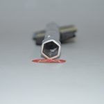 Llave tubo hueca cromada 10 - 11