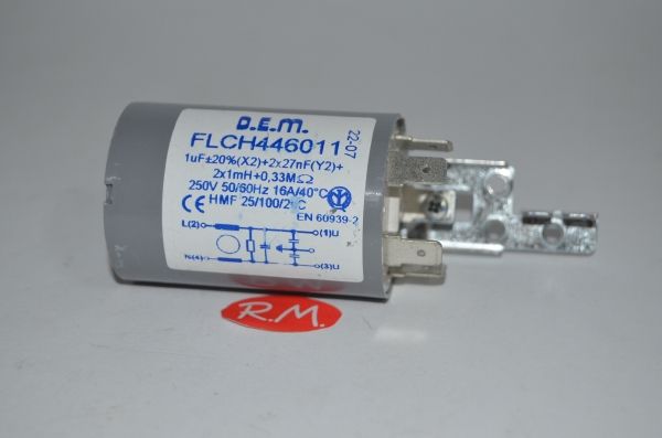 Filtro antiparasitario lavadora 0.47uf 619928