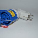 Adaptador clavija schuko a base aerea cetac 3P (2P + T)