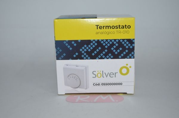 Termostato de ambiente manual Solver TR010