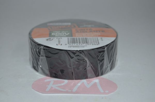 Cinta aislante PVC negra 25 x 25 mm