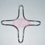 Parrilla auxiliar suplementaria cromada Ø127 mm