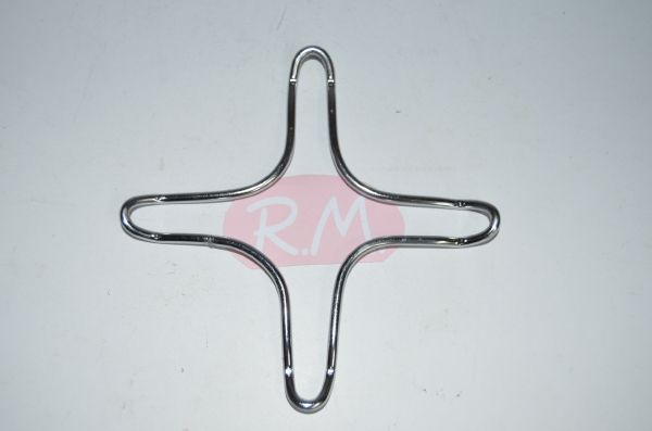 Parrilla auxiliar suplementaria cromada Ø127 mm