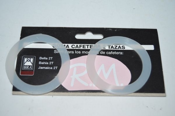Junta cafetera Bra 2 tazas inox 990929 MAGNA-BAHIA-JAMAICA