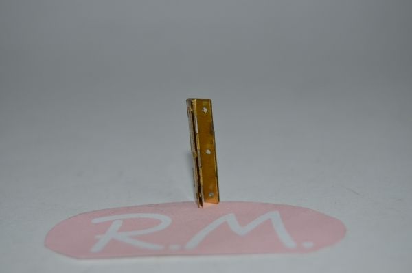 Bisagra estuche latón 25 x 10 mm