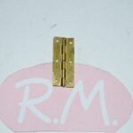 Bisagra estuche latón 30 x 10 mm