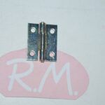 Bisagra estrecha acero 25 x 10 mm
