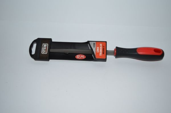 Lima triangular 6" con mango