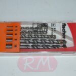 Juego brocas widia Fischer 4 - 5 - 6 - 8 - 10 543025