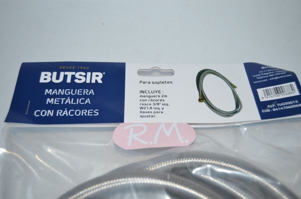 Tubo metálico butano Butsir TUGS0013 - Imagen 2