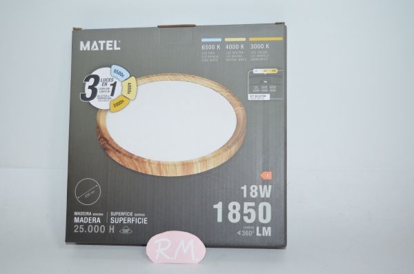 Downlight led superficie redondo nórdico 18W CTT