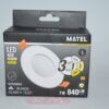Aro led fijo empotrar redondo blanco 7W CCT