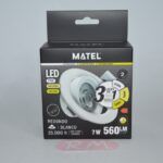 Aro led basculante empotrar redondo 7W CCT