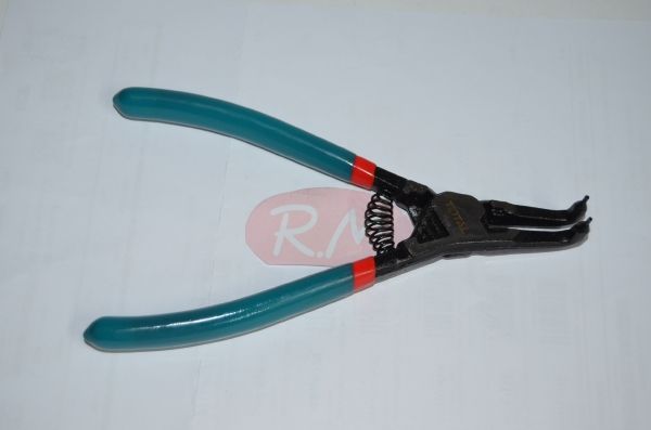 Alicate circlip curvo arandelas externas