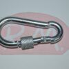 Mosquetón bombero con tuerca 5 x 50 mm