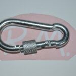 Mosquetón bombero con tuerca 5 x 50 mm