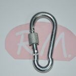 Mosquetón bombero con tuerca 5 x 50 mm