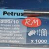 Grapas cable Petrus 330/10 para clavadora