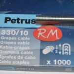 Grapas cable Petrus 330/10 para clavadora