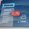 Grapas Petrus 530/4 para clavadora