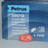 Grapas cable Petrus 320/12 para clavadora