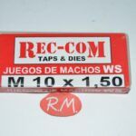 Juego de 3 machos M-10 x 1.50